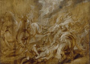 De bekering van St. Paulus, ca. 1616 - 1620 door Peter Paul Rubens